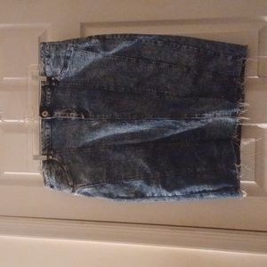 Ashley Stewart Size 18 Jean Skirt